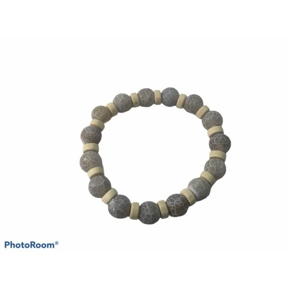 Set of Three Stone Bracelets